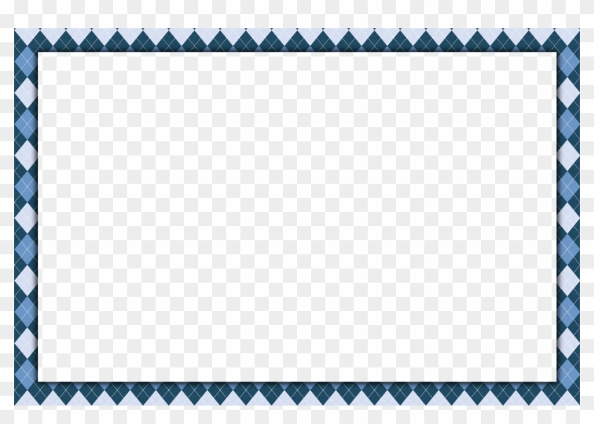 Blue Page Border - Blue Page Border #201315