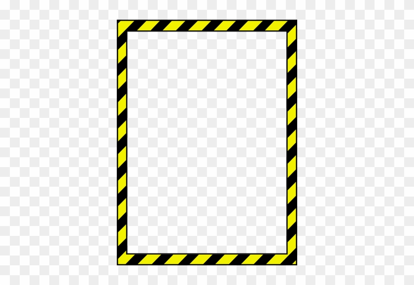 2106 Certificate Frame Border Clip Art Public Domain - Caution Border #201369