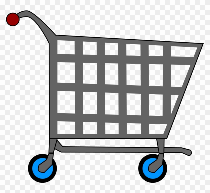 Trolley Clipart Cartoon - Supermarket Trolley Clipart #201376