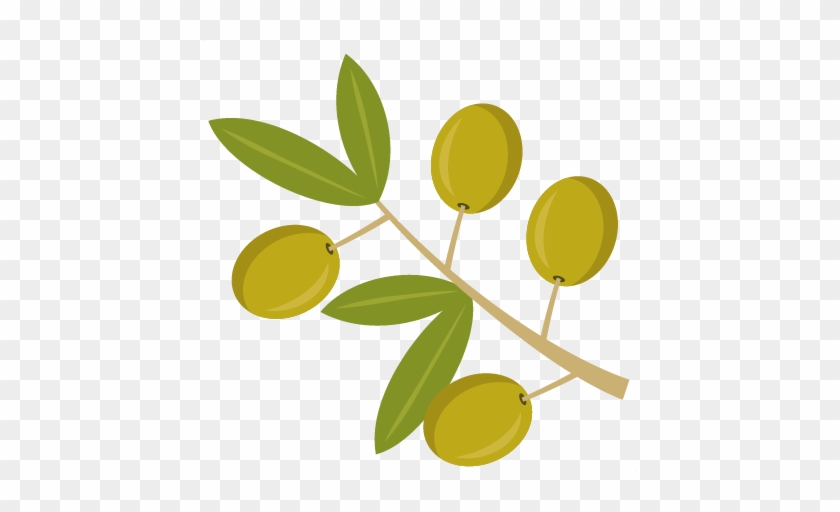 Olive Branch Svg Cutting File Olive Wreath Svg Cut - Olive Branch Clipart Png #201384