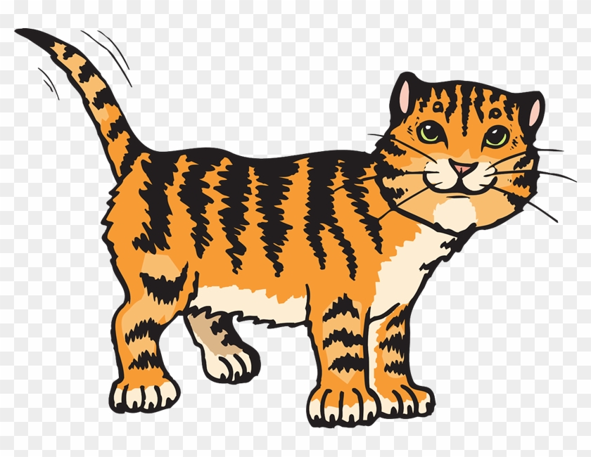 Tiger Cat Clipart - Cat Clipart #201443