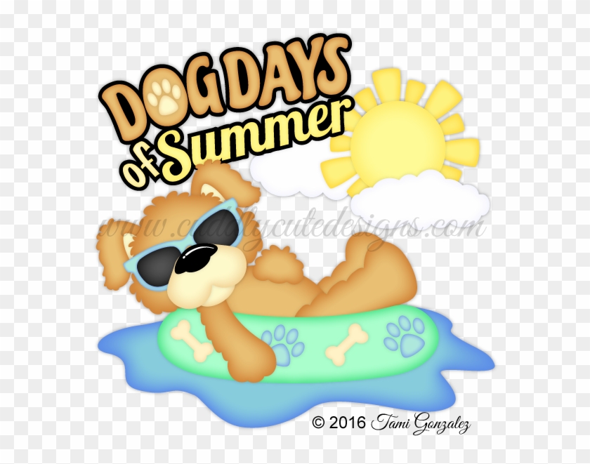 Dog Summer Cliparts - Dog Days #201469