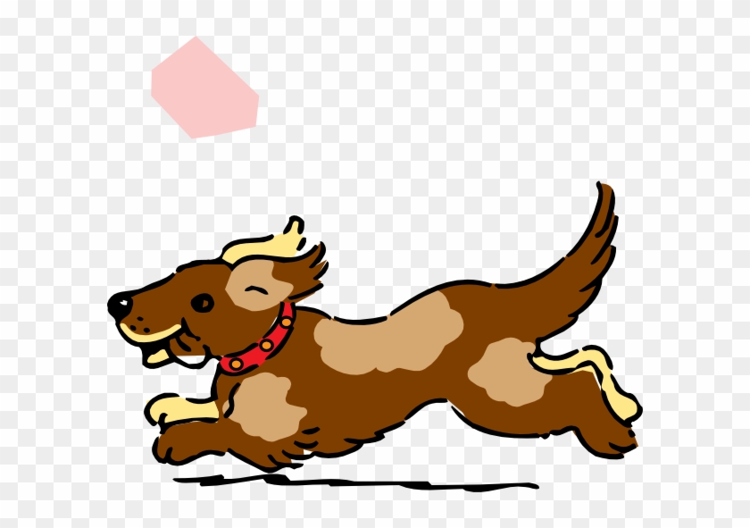 Dog Running Clipart - Moving Clip Art Dog #201483