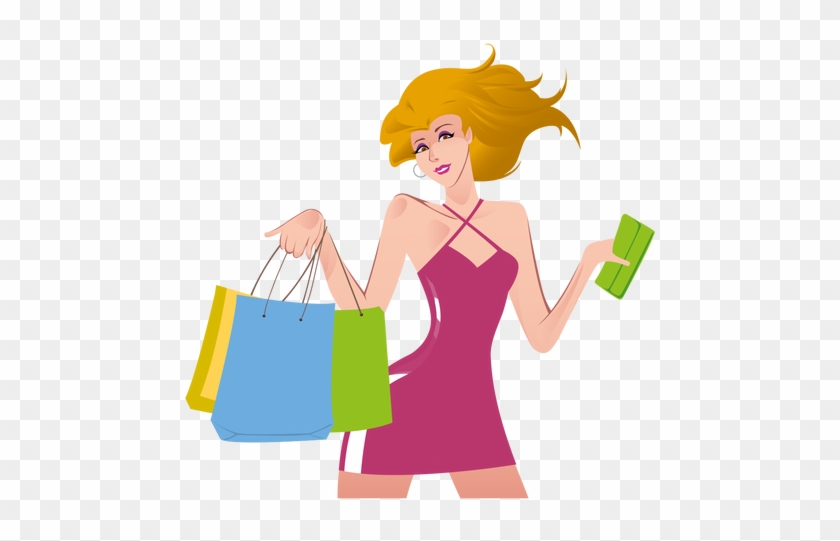 Shopping Png Transparent Shopping - Logo Girl Shopping Png #201486