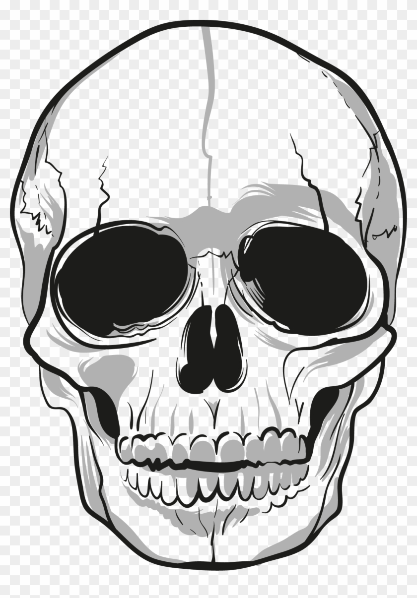 Skull Tattoo Png Transparent Free Images - Png Transparent Skull Png #201634