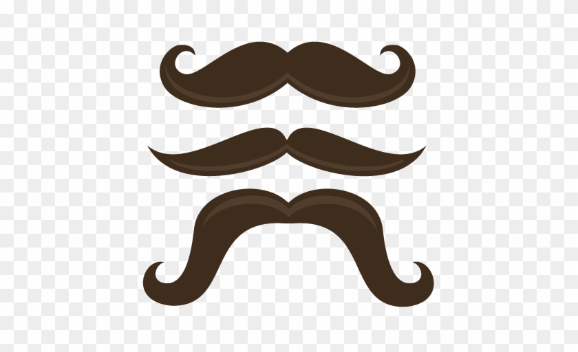 Mustache Clip Art Clipart - Handlebar Mustache Clip Art #201688