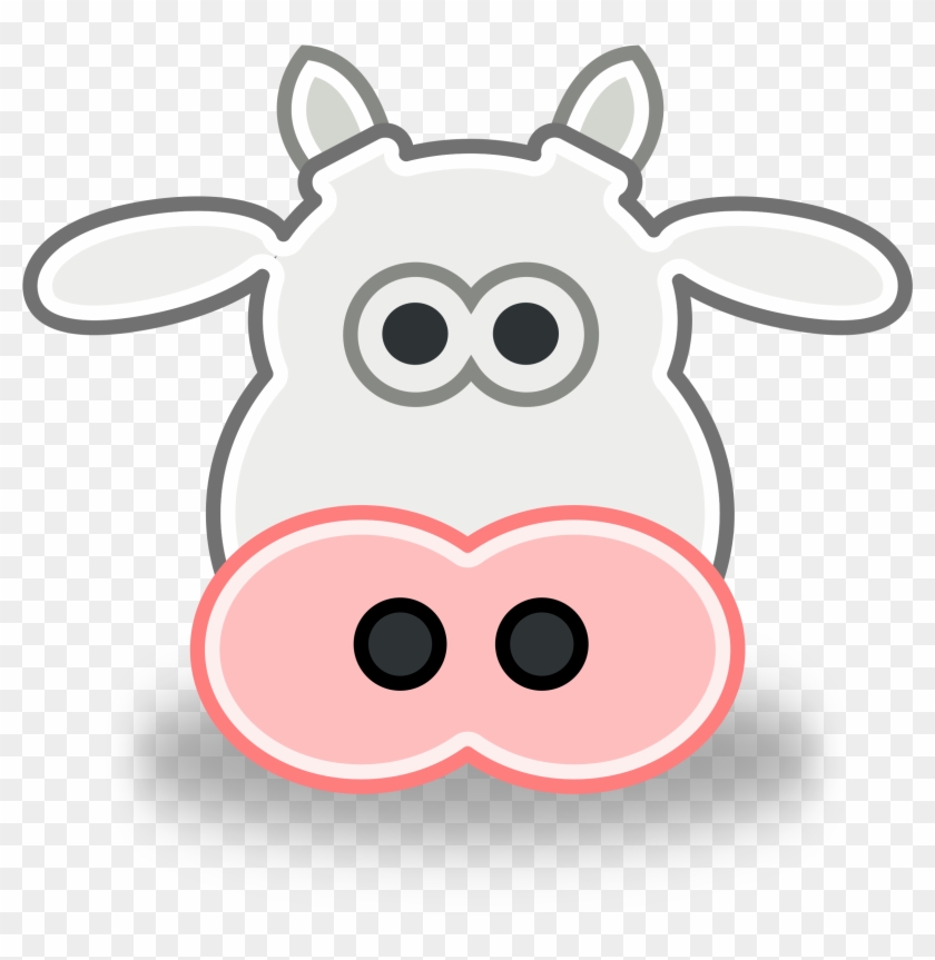 Style Cow Head - Cow Head Png #201723