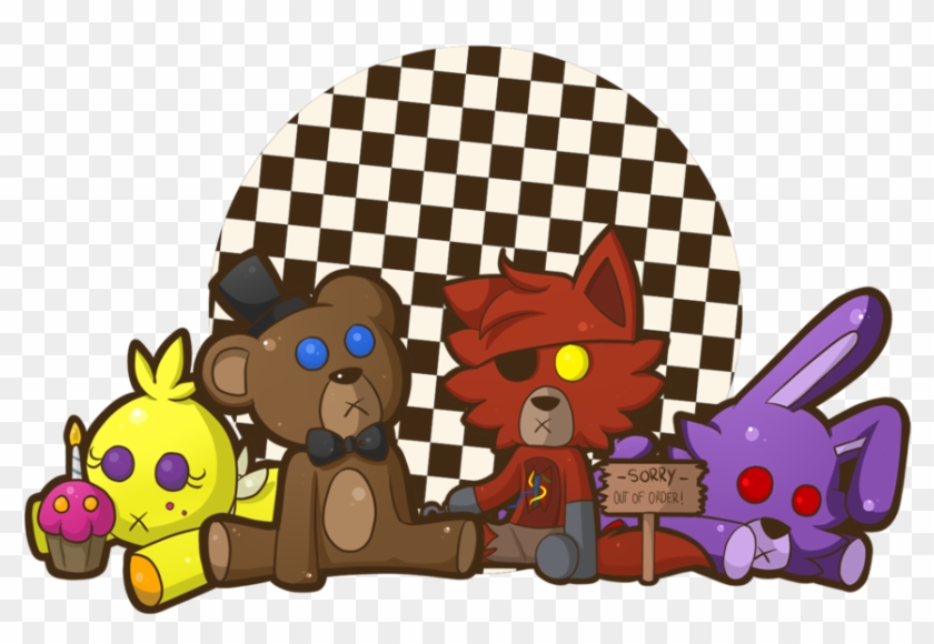 Five Nights At Build A Bears By Issavdead - Cars Theme Cupcake Toppers #201777