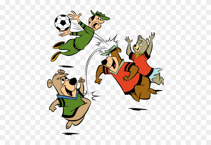 We Are Excited To See You Here At Jellystone Park At - Yogi Bear Playing Soccer #201782