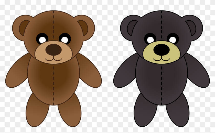 Plush Bears Vector Clipart Image - Bears Clip Art #201816