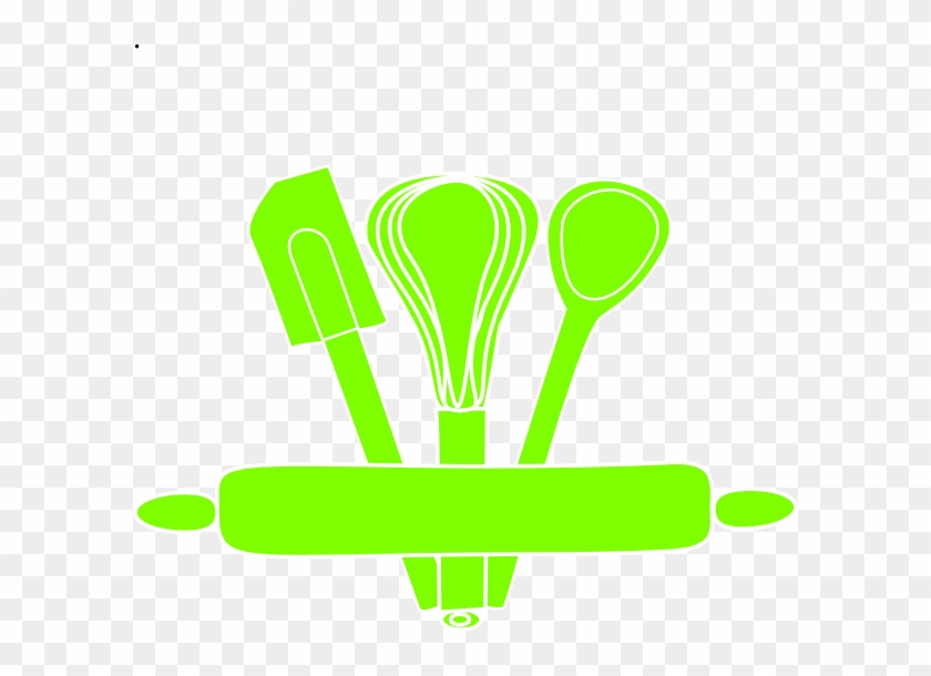 Green Kitchen Utensils Clip Art At Clker - Clip Art #201888