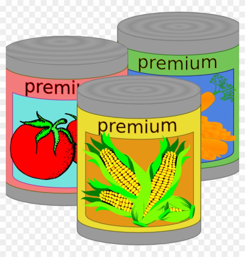 Canned Food Clipart Canned Food Clip Art At Clker Vector - Canned Food Clip Art #201939