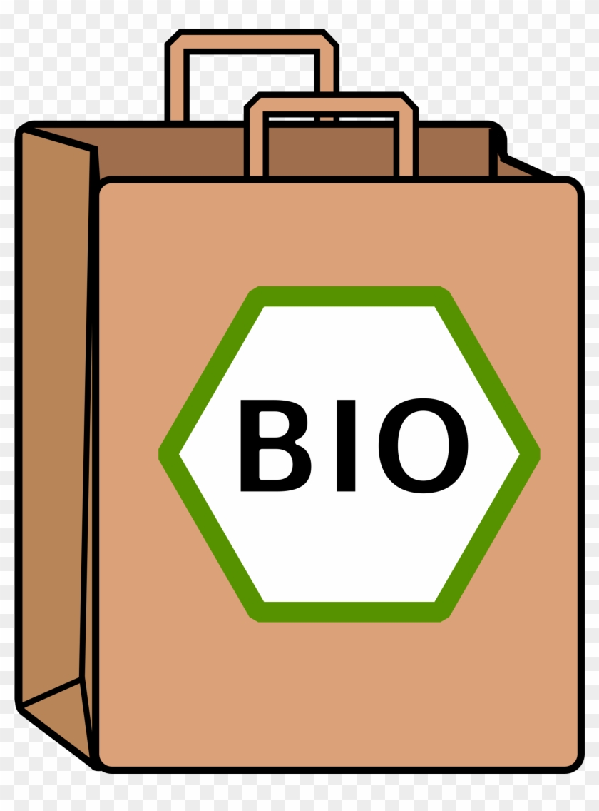 Bag Clipart Food Shopping - Organic Shop Png #201975