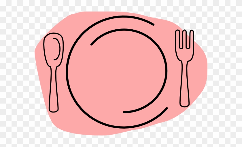 Pink Plate Clip Art - Plate Clip Art #201987