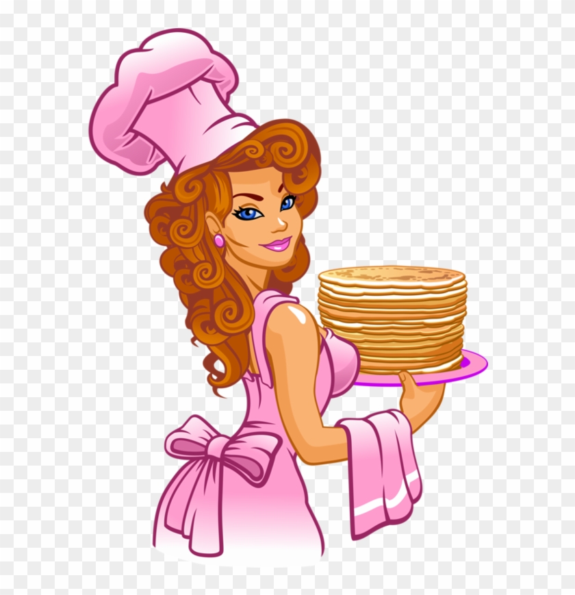 Personnages, Illustration, Individu, Personne, Gens - Woman Cooking Clip Art Png #202081