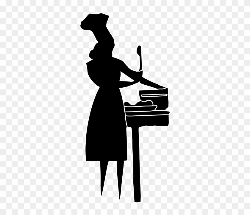 black woman cooking clipart