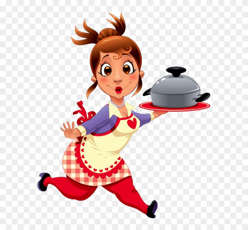 Chef Cooking Cartoon Clip Art - Cooking With The Crazy Lady Authors - Free  Transparent PNG Clipart Images Download