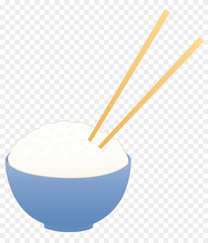 Bowl Of Rice With Chopsticks #202175