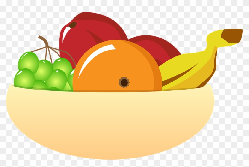 Fruit Bowl, Fruits, Food, Fresh, Diet - Ваза Для Фруктов Рисунок #202169