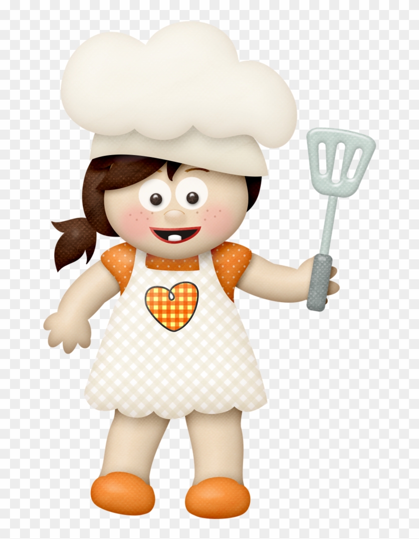Cute Girl Chef Clipart #202184