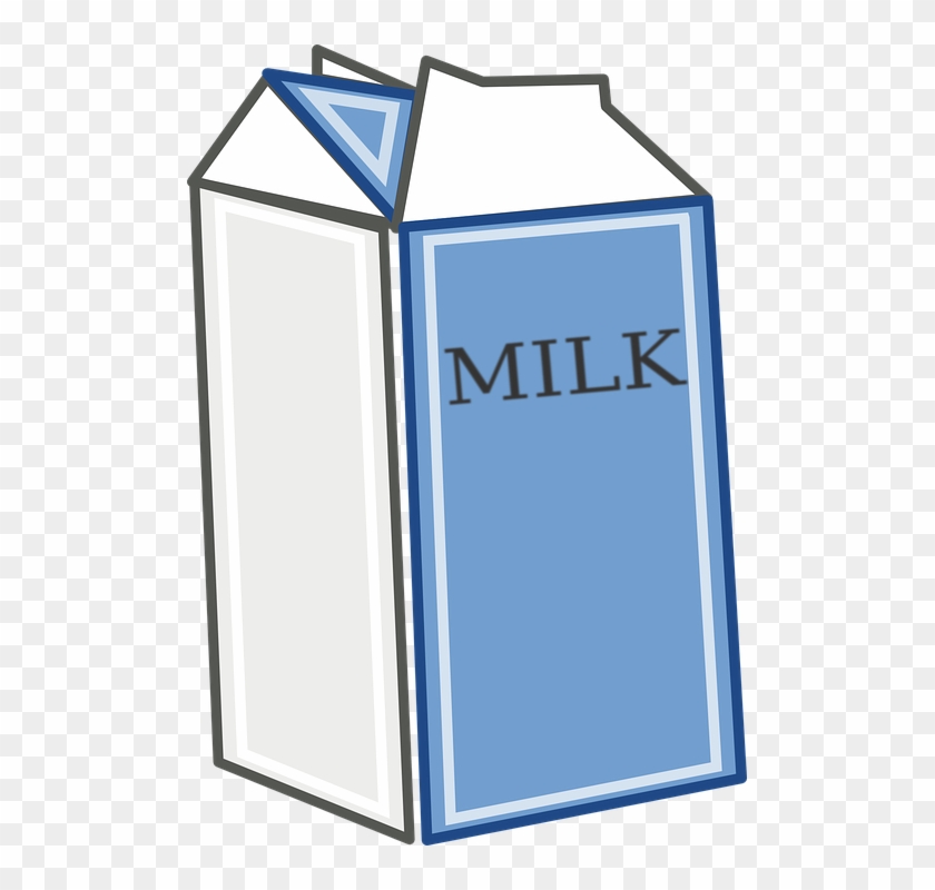 Milk Clipart Transparent - Milk Carton Clipart Png #202254