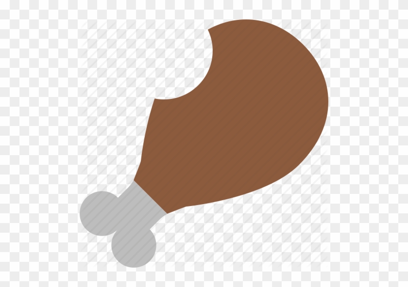 Pin Chicken Meat Clipart - Chicken Drumstick Icon #202334