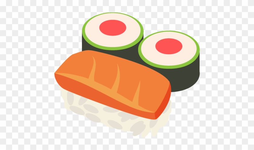 Sushi Emoji Vector Icon - Sushi Emoticon #202340