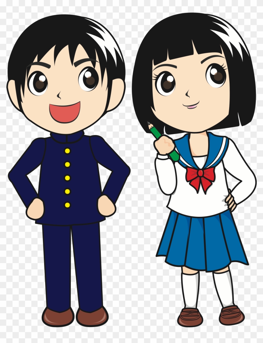 Japanese Students - Japanese Student Clipart #202370