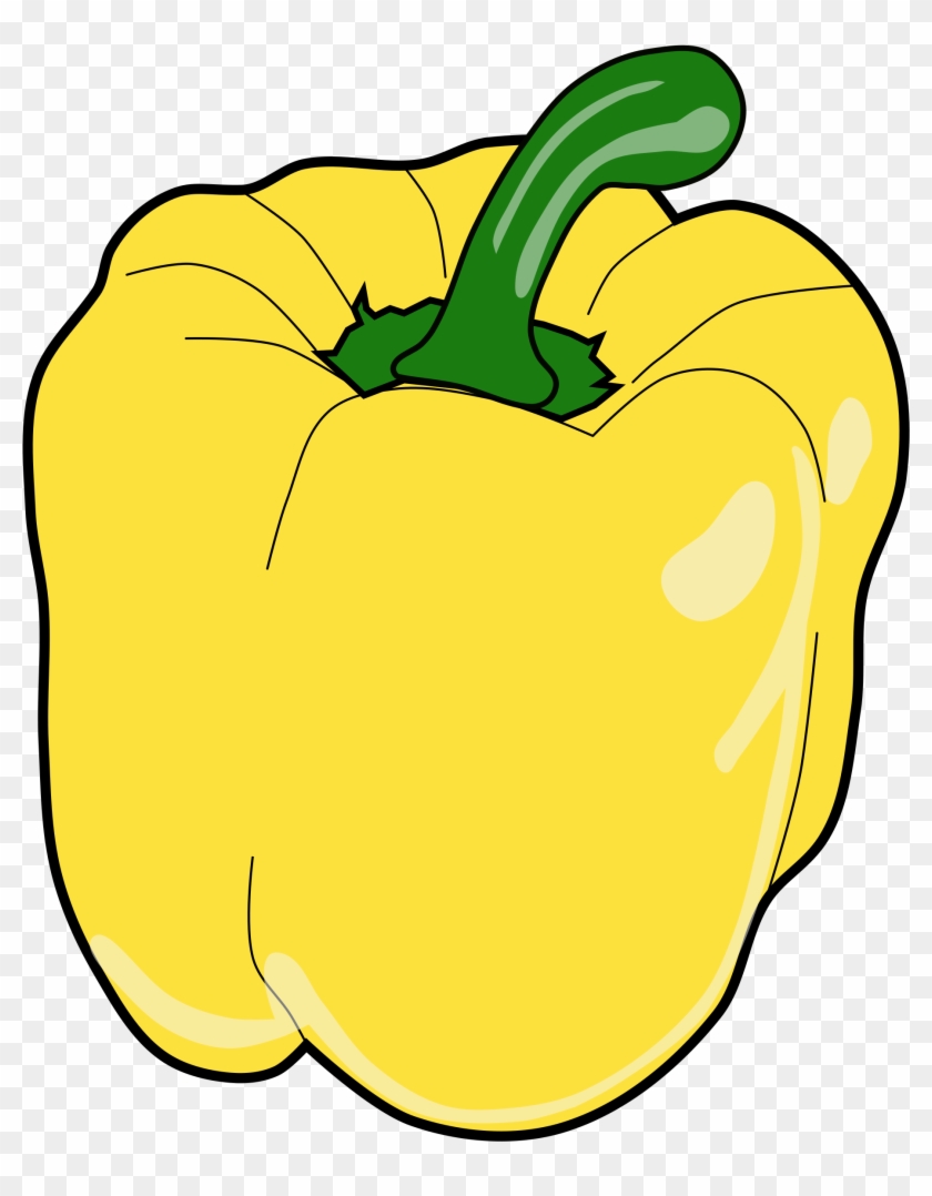 Sweet Peeper - Yellow Bell Pepper Clipart #202394