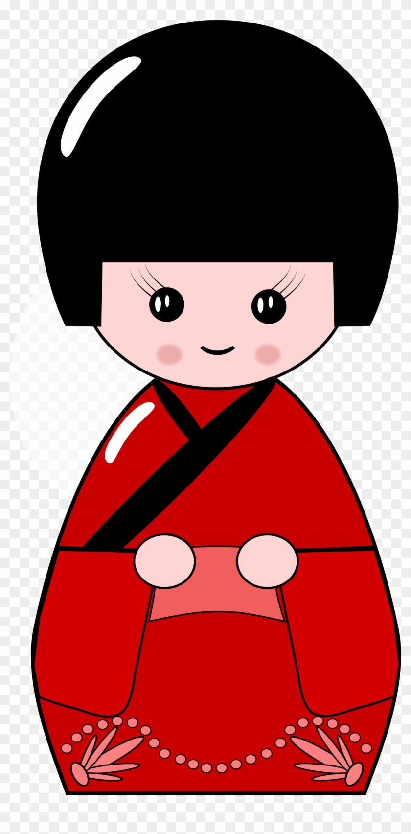 Free Japanese Kokeshi Doll - Japan Png #202436