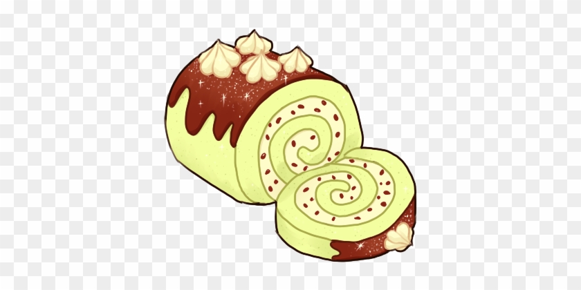 Swiss Roll Icon By Onisuu - Roll Cake Cartoon Png #202455