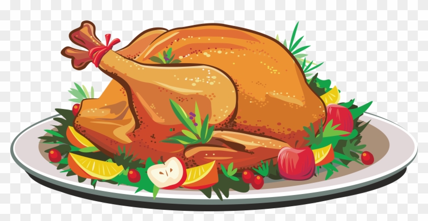 Pig Roast Turkey Meat Roasting Clip Art - Thanksgiving Turkey Images Clip Art #202481