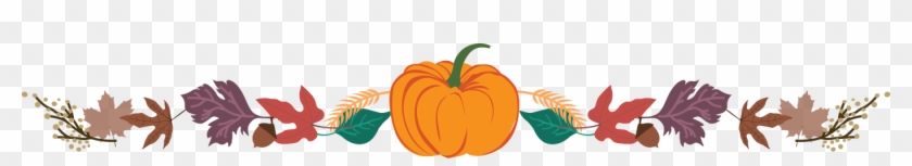 Thanksgiving Clip Art Page Dividers - Thanksgiving Page Divider #202520