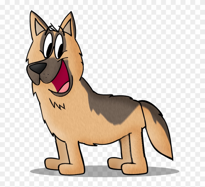 Cartoon German Shepherd - Cartoon Dog German Shepherd #202585