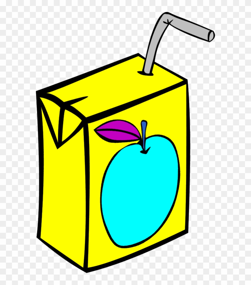Clipart Of Apple Juice - Apple Juice Clipart Black And White #202787