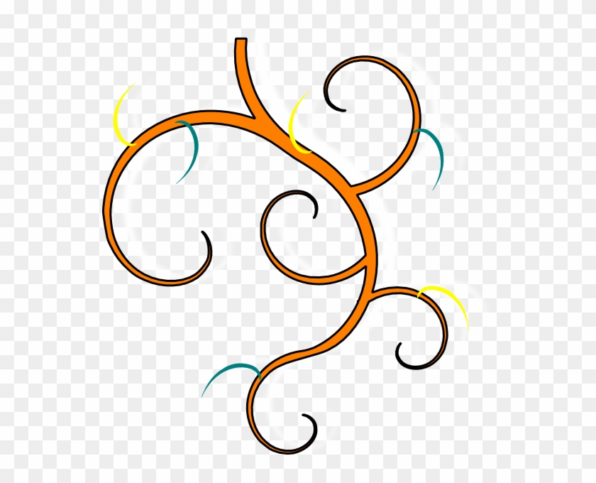 Branch Svg Clip Arts 552 X 600 Px - Swirl Design #202792