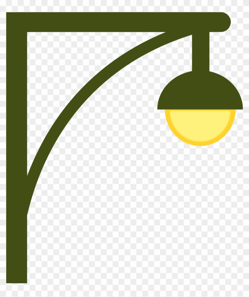 Street Light Clipart Wall Lamp - Desenho De Um Poste De Luz #202828