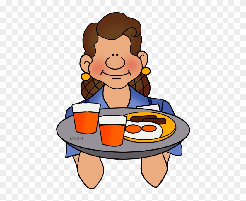 Occupations In Art Clipartsco - Wait Staff Clip Art #202870