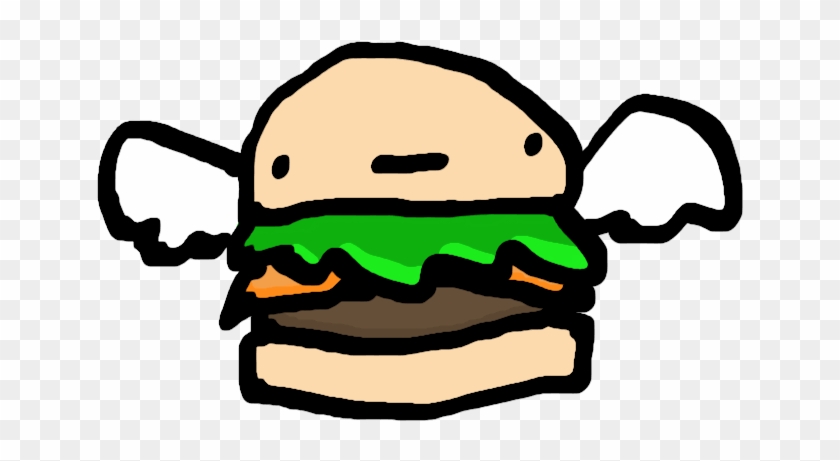 Flying Burger By Beanmelon On Clipart Library - Flying Burger Png #202961