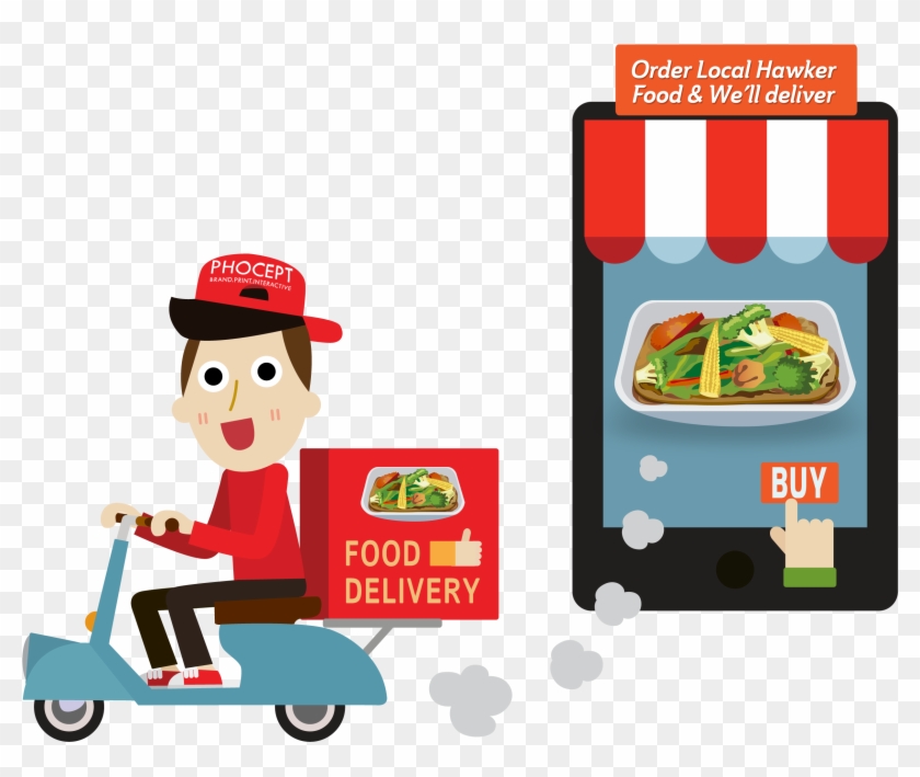 Free Home Delivery Png Clipart Images - Delivery Food #202979