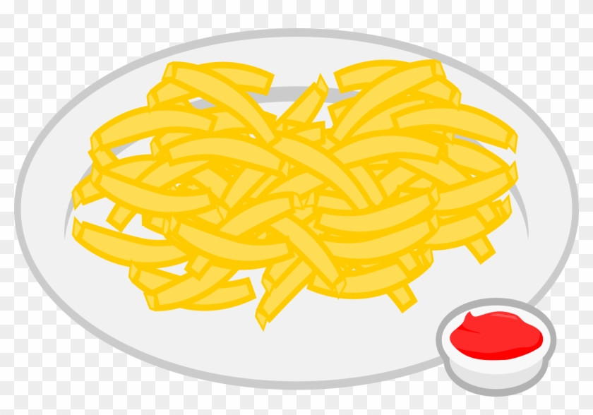 Clipart - Fries In Plate Clipart #202990