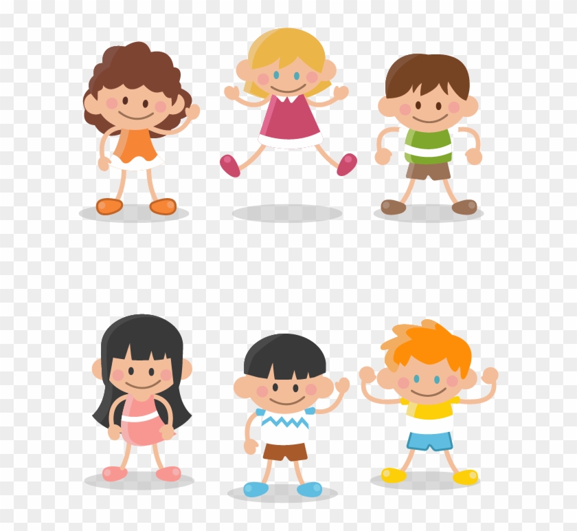Boy Child Cartoon Clip Art Cartoon Three Boys And Three Girls Free Transparent Png Clipart Images Download