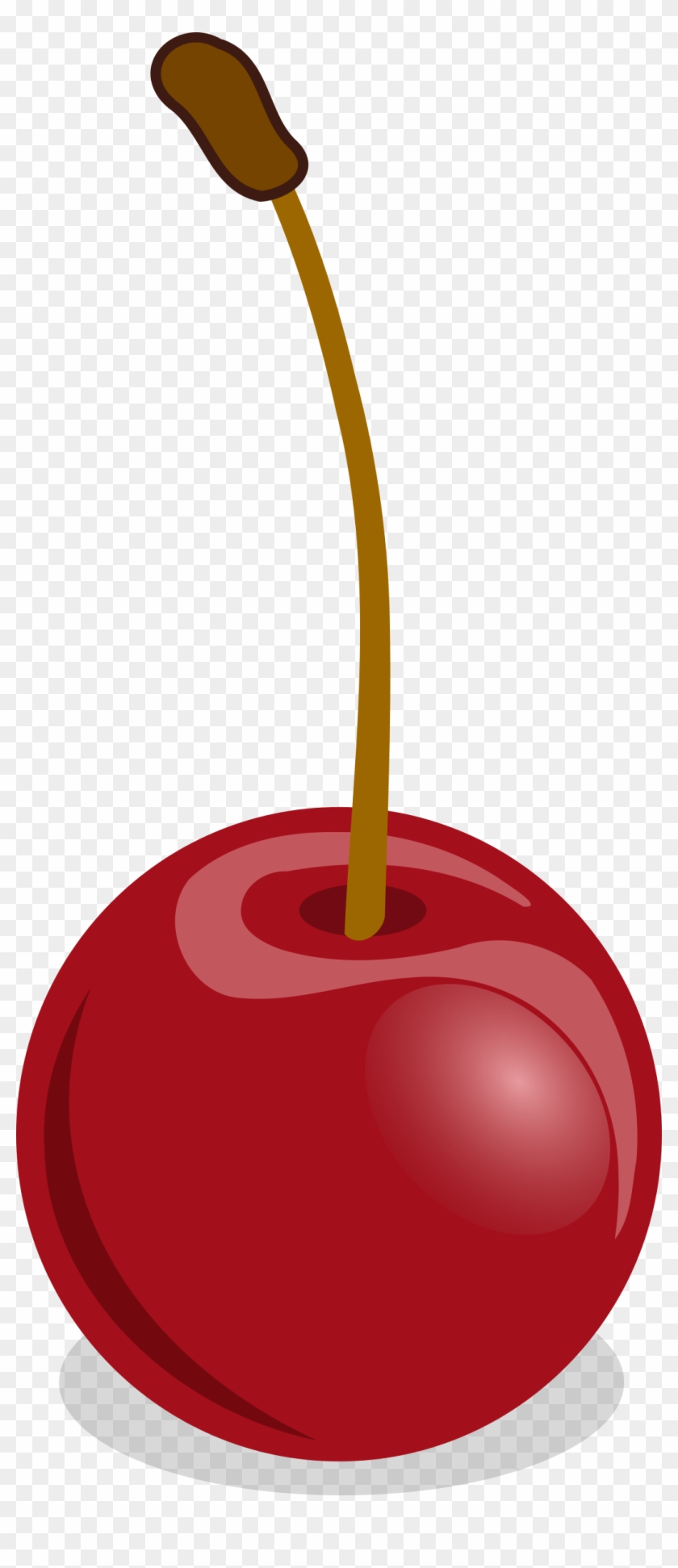 A Shiny, Delicious-looking Cherry - Cherry Clip Art #203089