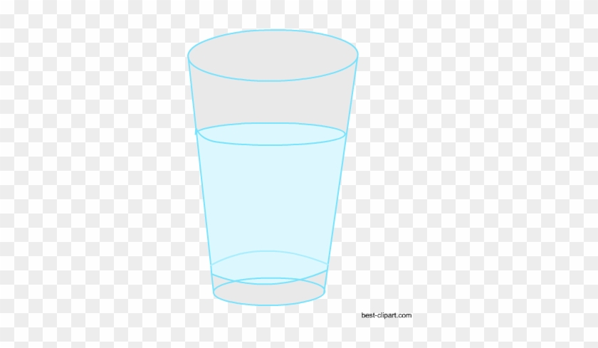Glass Of Water Free Clip Art - Pint Glass #203093