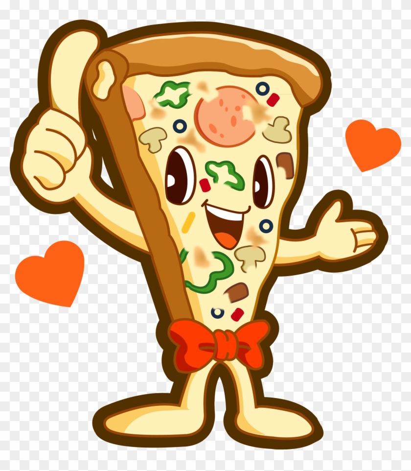 Pizza Fast Food Take-out Clip Art - Anthropomorphic Pizza #203165