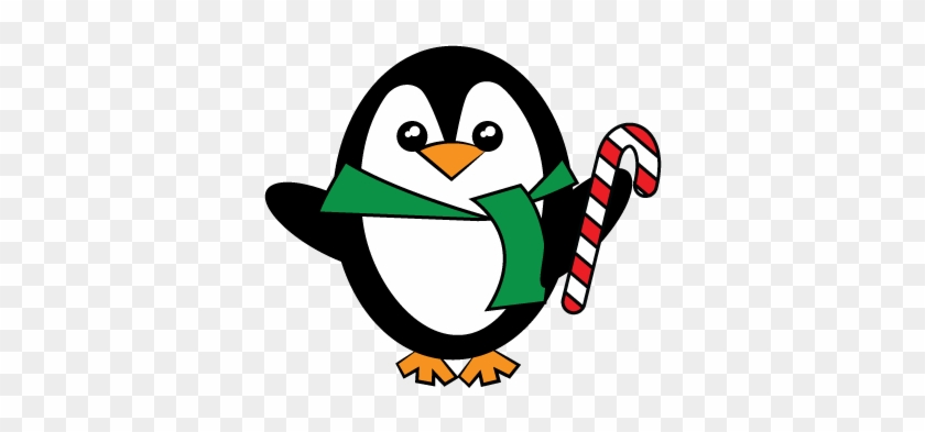 Christmas Penguin Clipart - Christmas Penguin Embroidery Design #203287