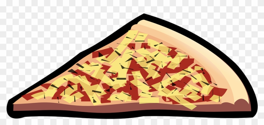 Pizza, Food, Slice, Cheese, Italian, Fast Food - Pizza Slice Clip Art #203317