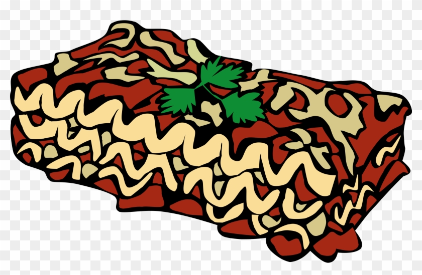 Food, Burger, Italian, Beef, Meat - Lasagna Clip Art #203329