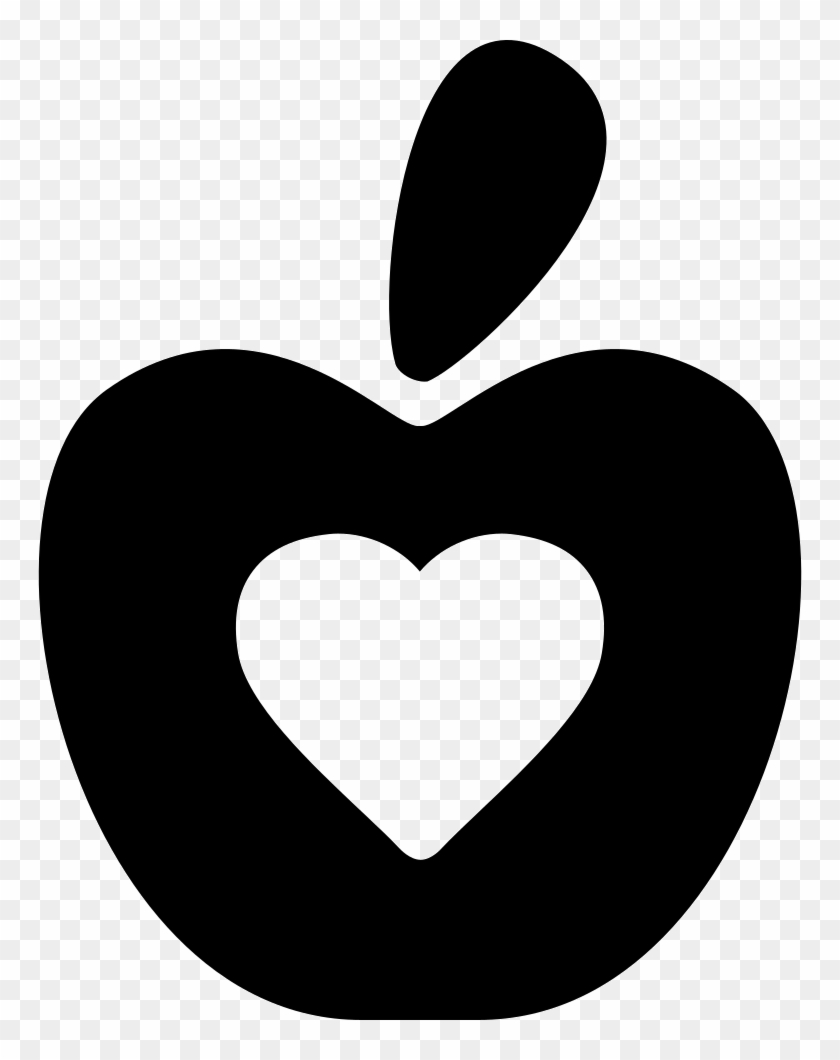 Healthy Food Symbol Of An Apple With A Heart Comments - Symbol Of Healthy Foods #203373