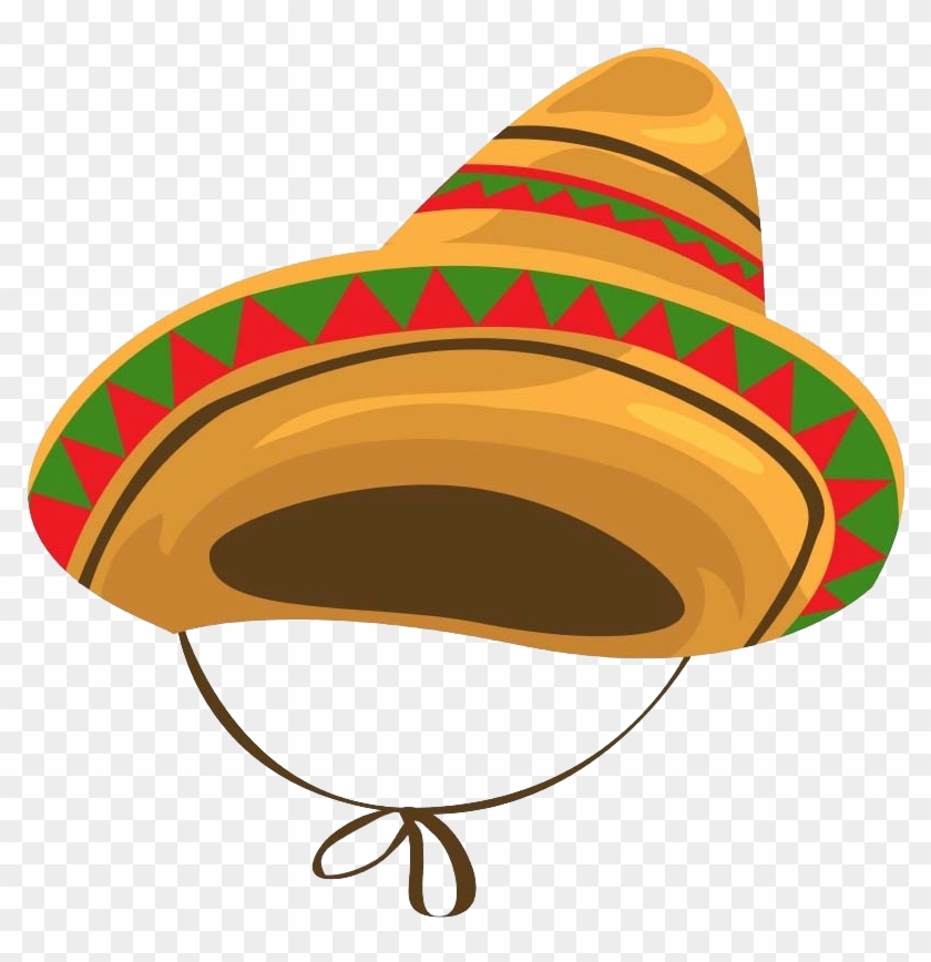 Hat Sombrero Stock Photography Clip Art - Cartoon Sombrero Png #203459